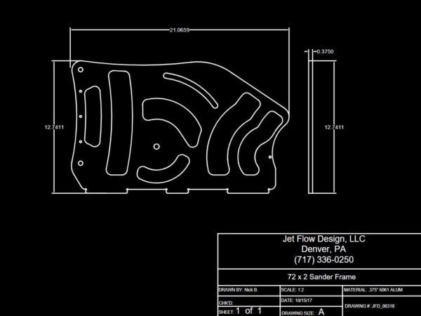 drafting for waterjet